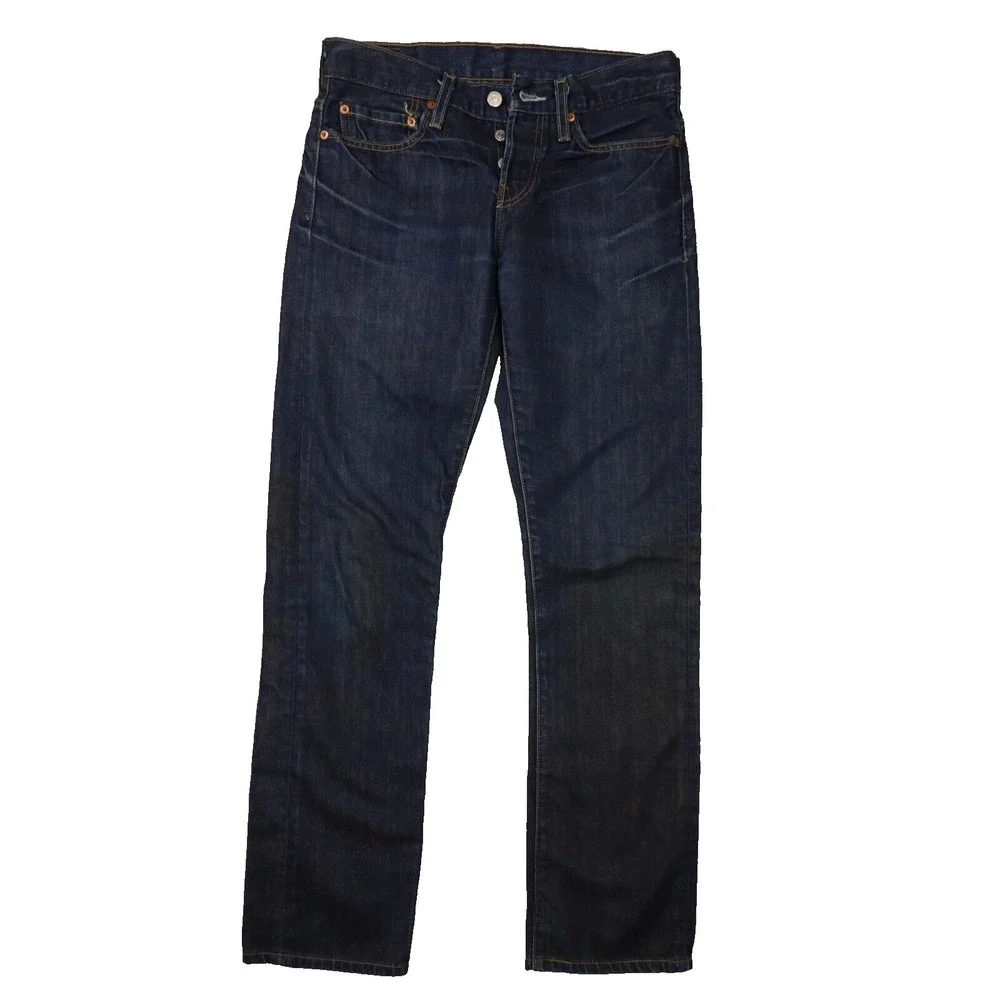 Levi's 501XX Men's 2007‎ Blue Button Fly Denim Jeans size 27x32 act 30x32